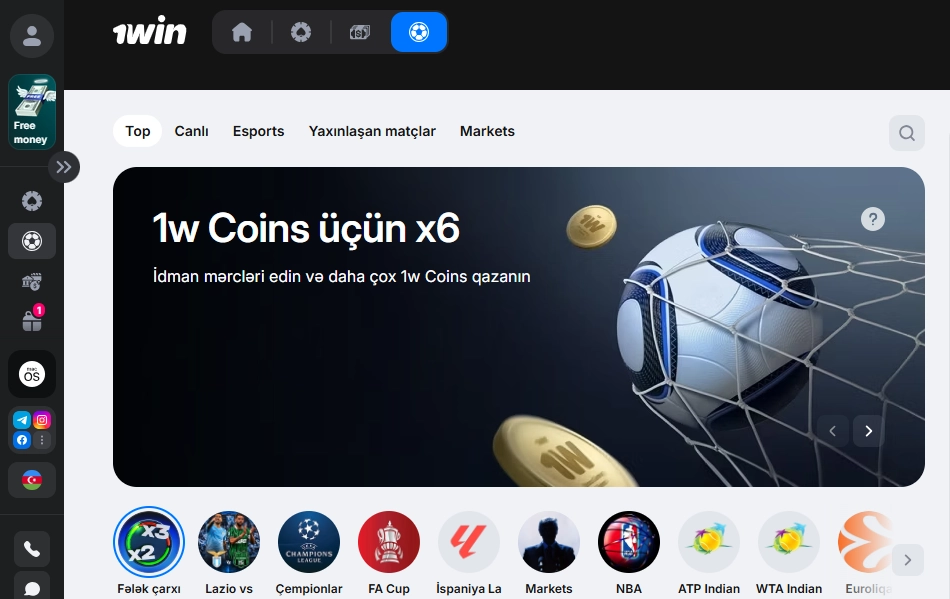 1Vin-də necə mərc etmək olar?